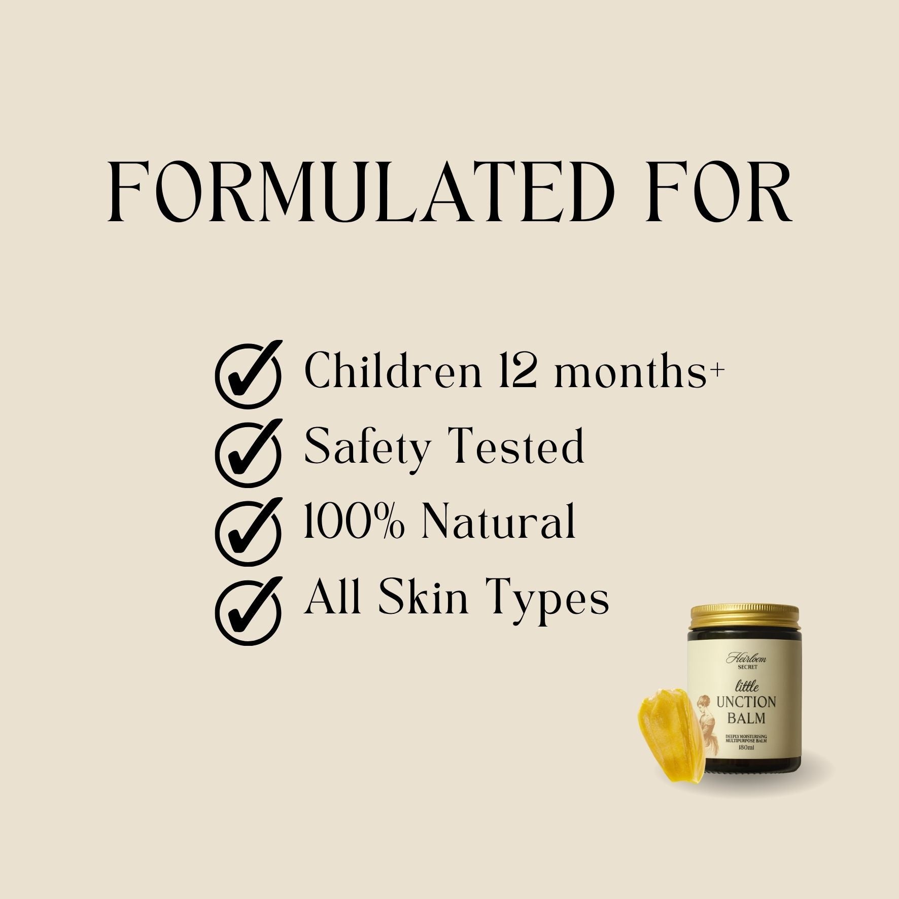 Little Unction Balm 180ml | For Eczema Prone Skin Eczema Balm