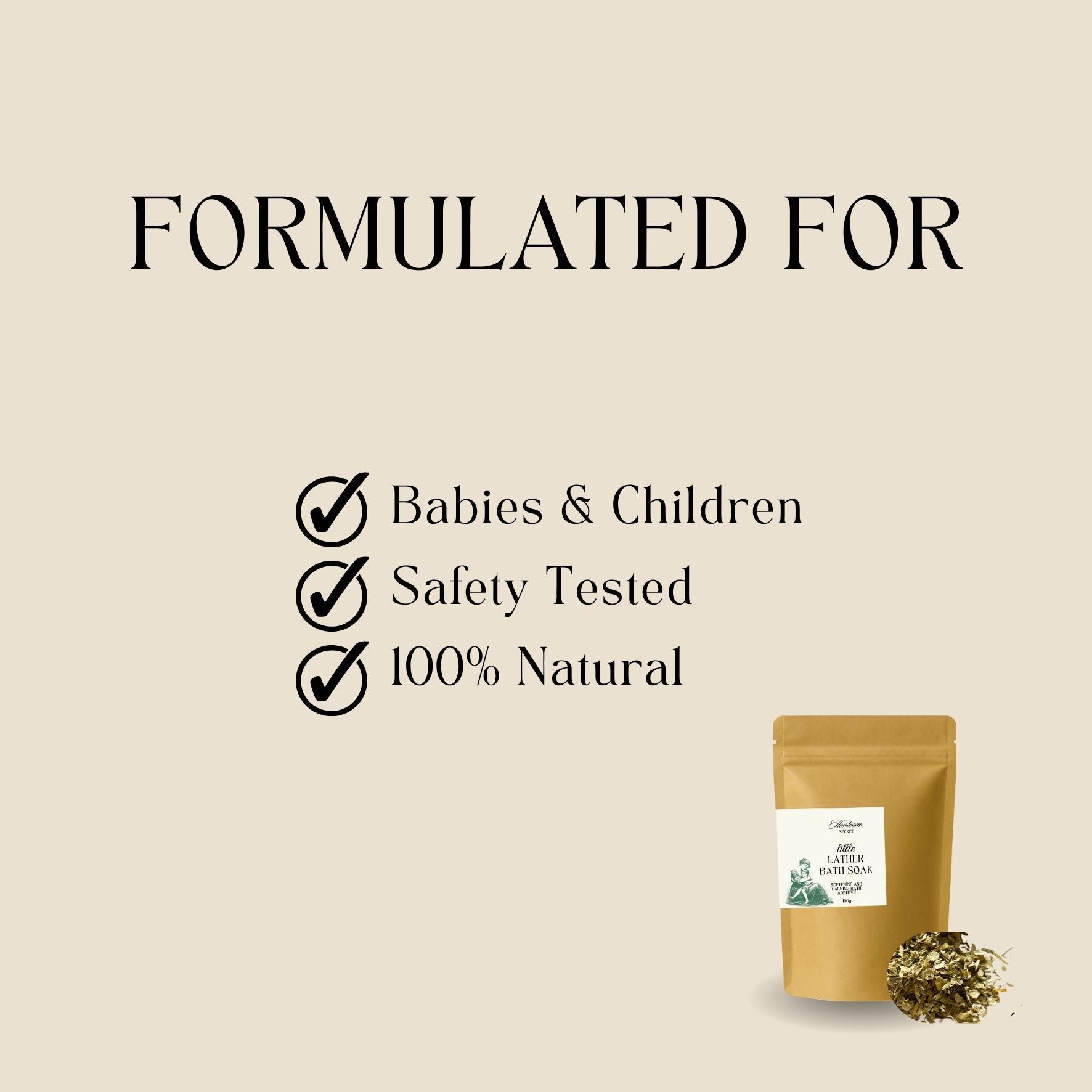 Little Bath Soak 100g | For Eczema Prone Skin Soothing Bath Additive