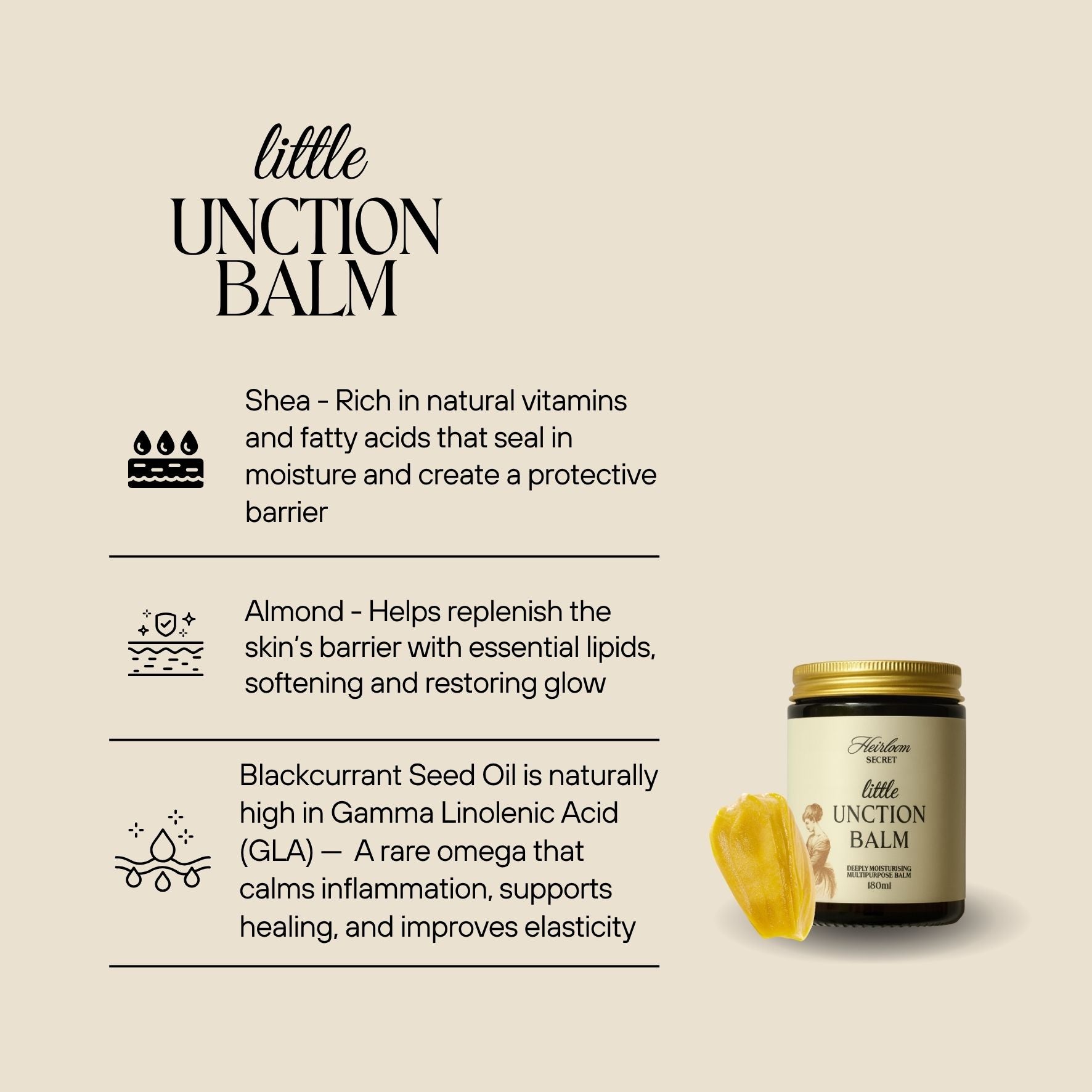 Little Unction Balm 180ml | For Eczema Prone Skin Eczema Balm