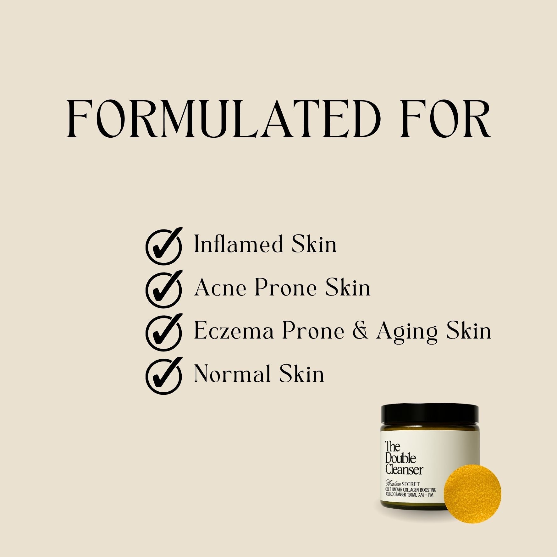 The Double Cleanser 120ml | Anti-Aging Cleansing Balm For Dull Skin